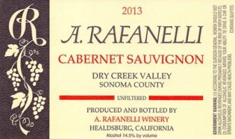 A. Rafanelli - Cabernet Sauvignon Dry Creek Valley 2002