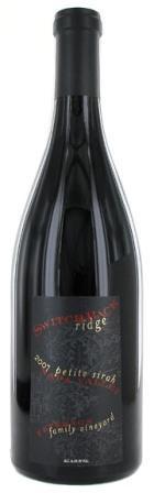Switchback Ridge - Petite Sirah Napa Valley Peterson Family Vineyard 2006
