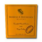 Behrens & Hitchcock - Kenefick Ranch Cuvée Reserve Napa Valley 1998