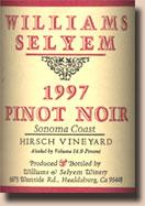 Williams Selyem - Pinot Noir Sonoma Coast Hirsch Vineyard 1997